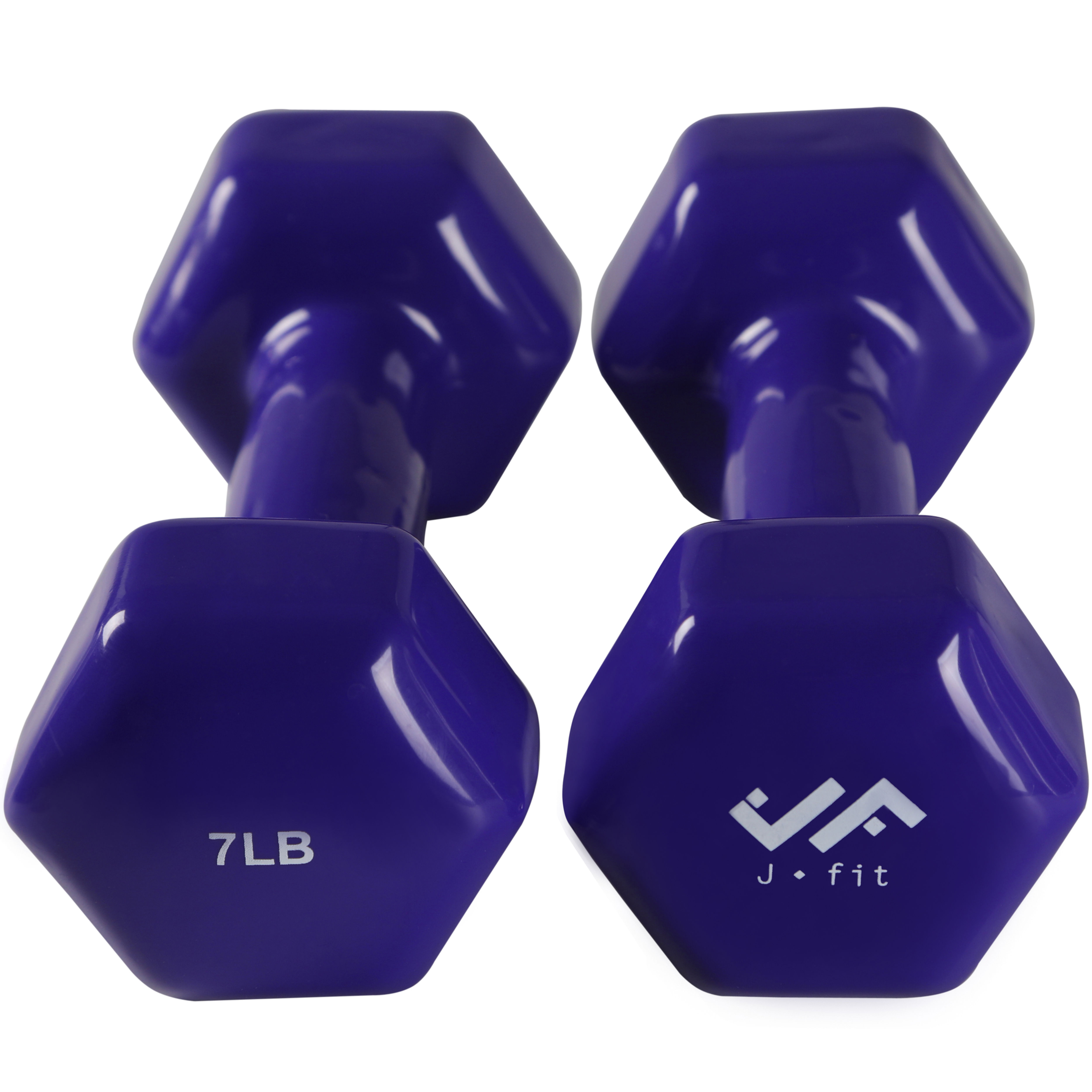 Vinyl Dumbbells - 7 Pounds