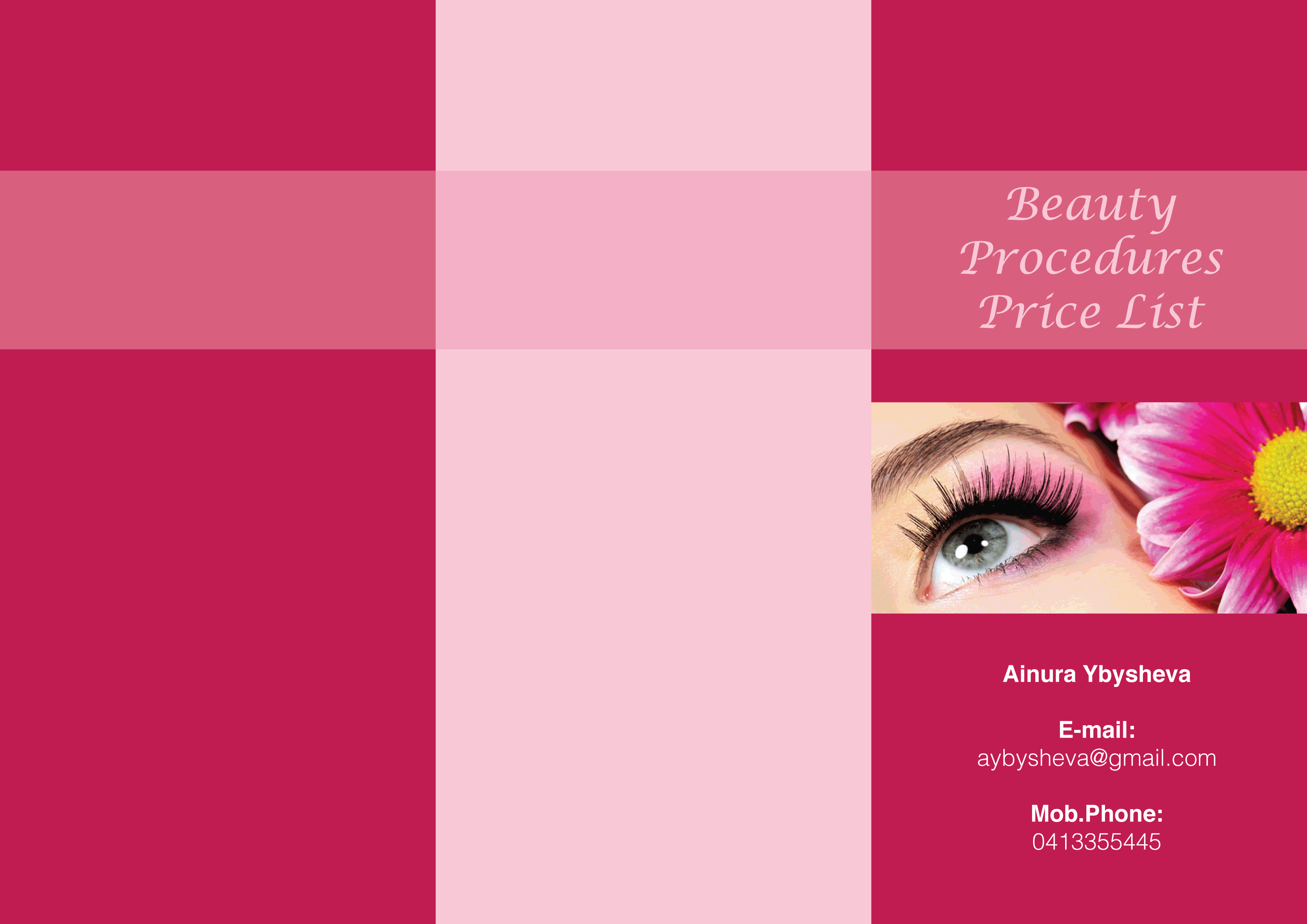 Beauty Precidures brochure