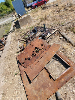 Agwi 15m Steel twin hull barge Repair and Refit