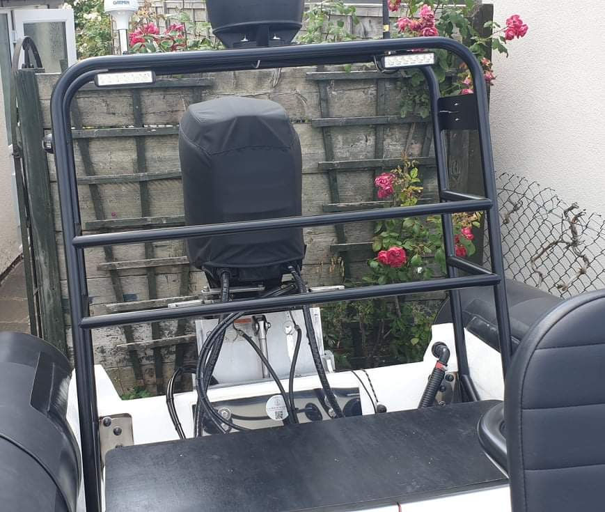 Aluminium Stern Arch for motor boat