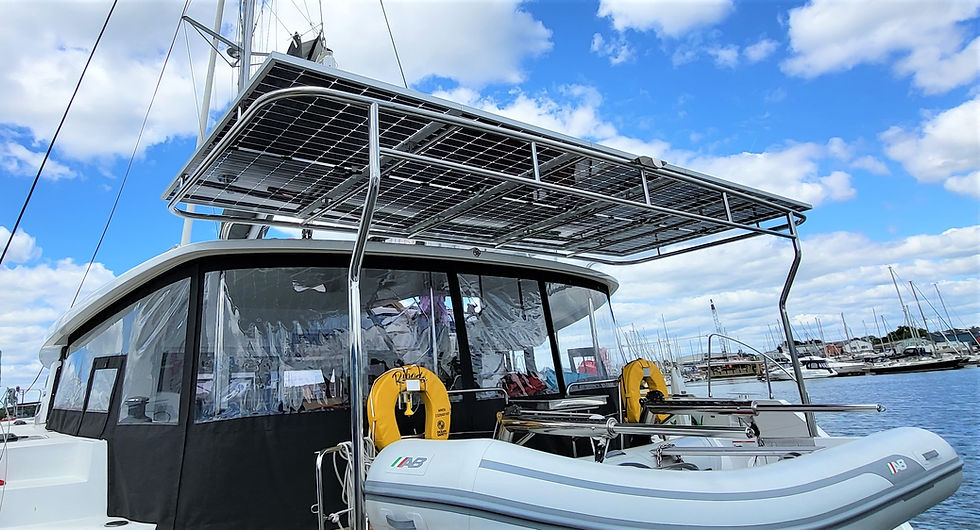 Yacht Solar Arch for Lagoon 42 Catamaran