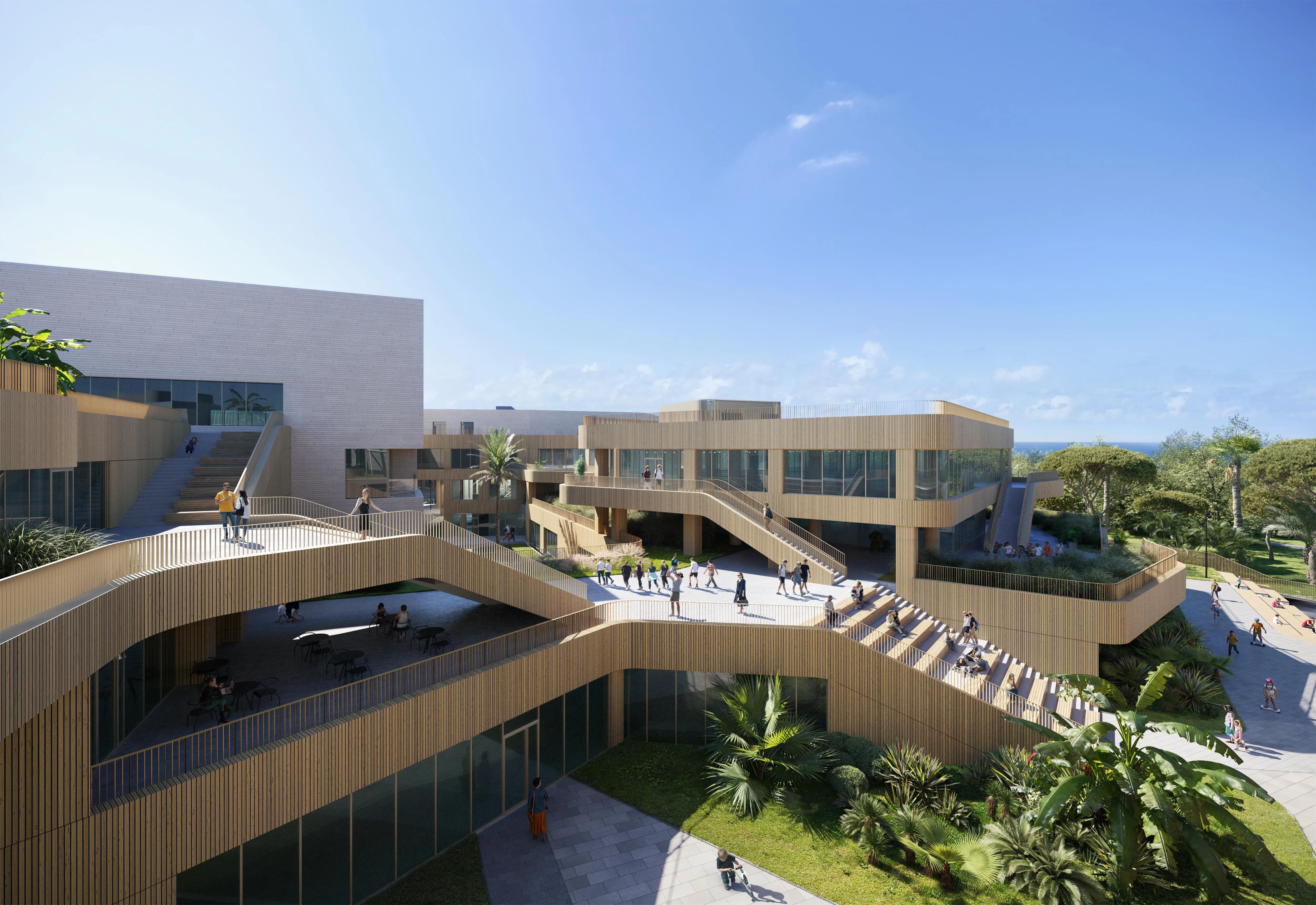 Educational Complex Sirius: A Miniature City for Learning. Image courtesy of: ATRIUM