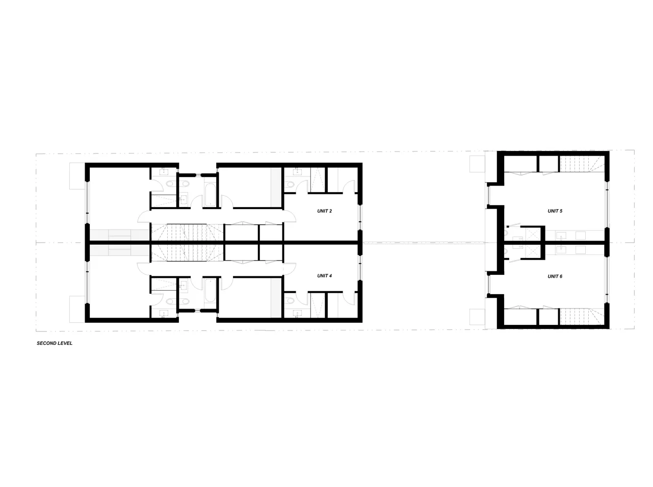 Montrose Sixplex. Image courtesy of: Gabriel Fain Architects