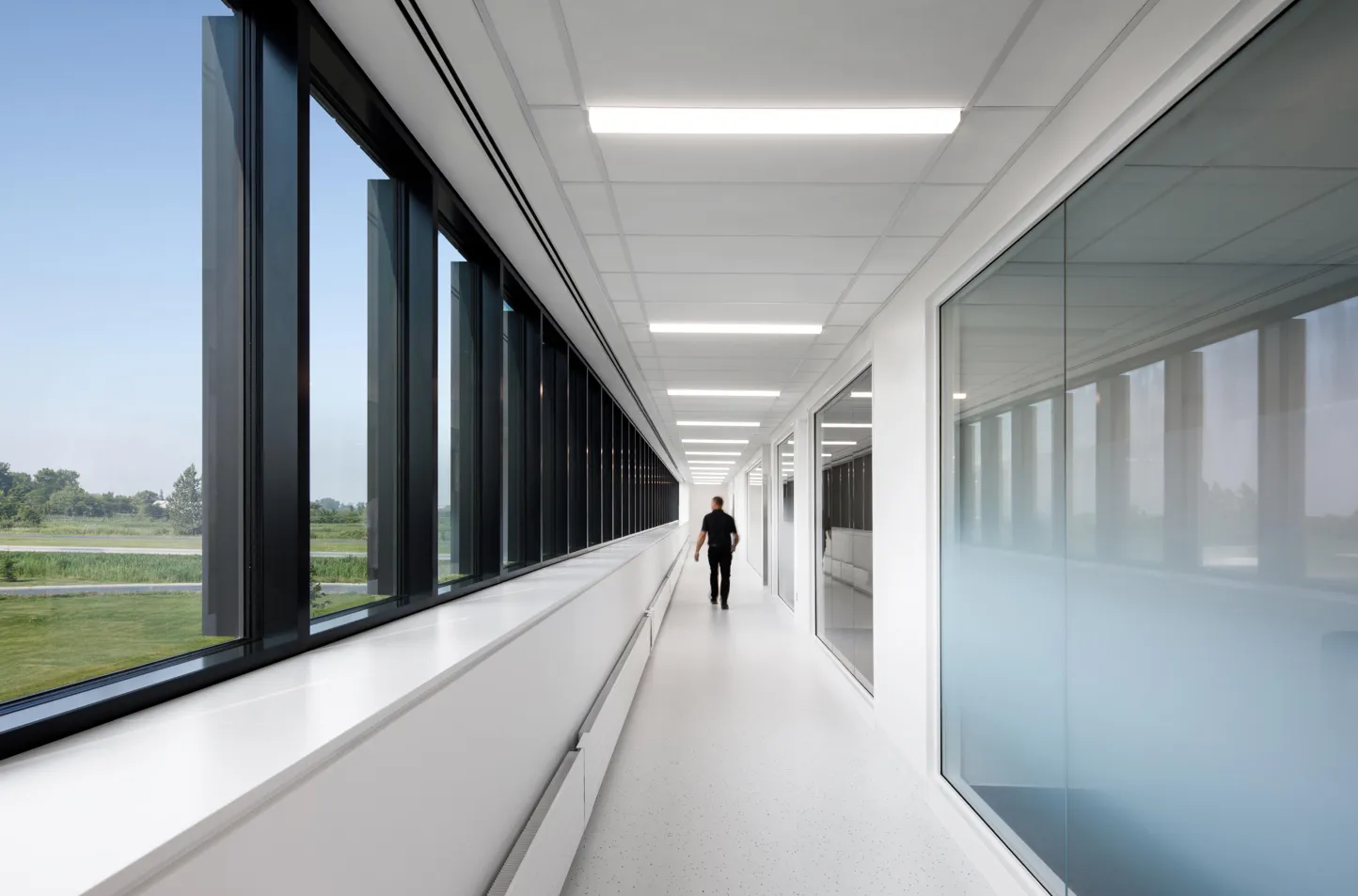Sleek New Biomedical Lab. Image courtesy of: Stéphane Brügger