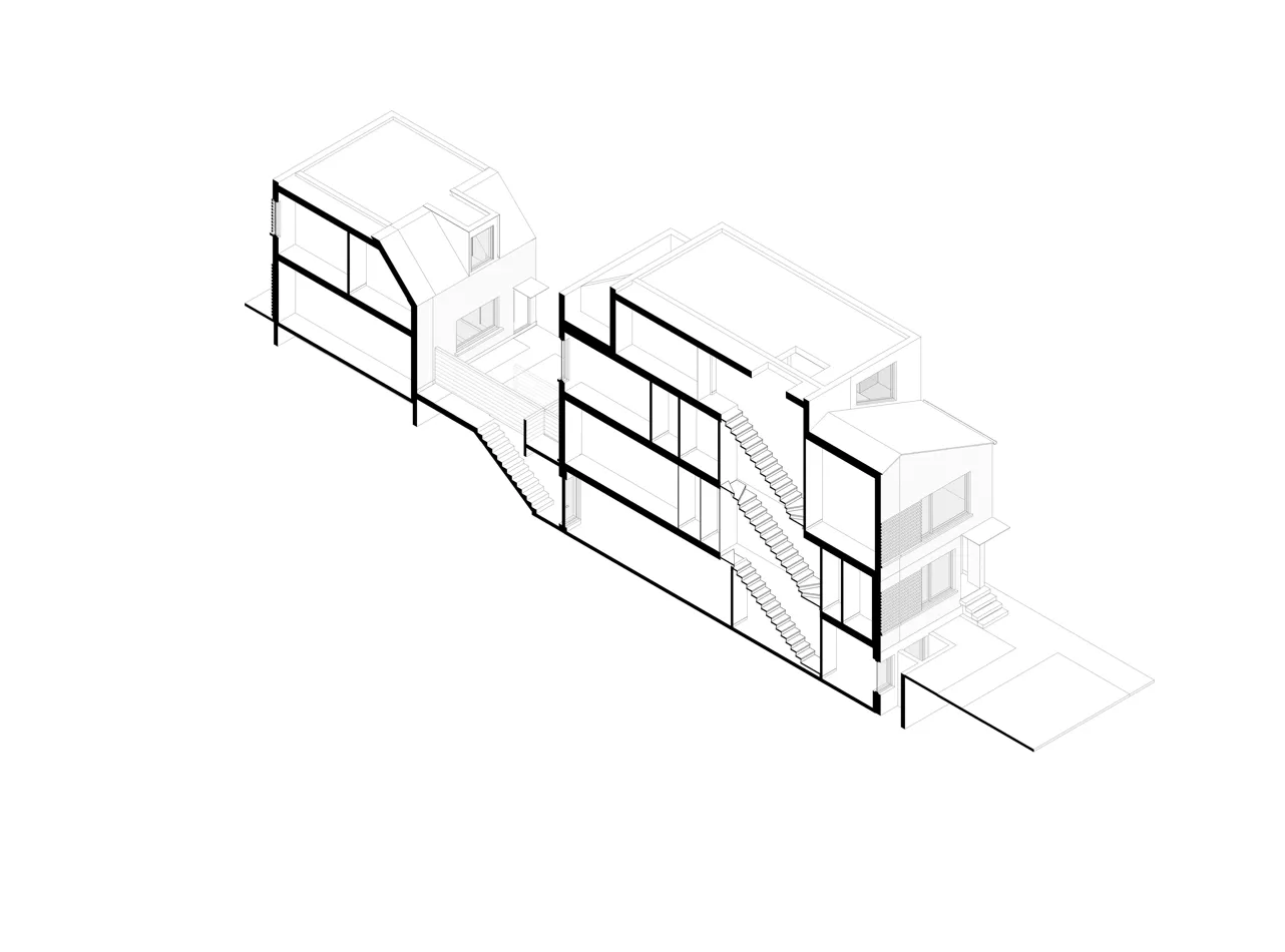 Montrose Sixplex. Image courtesy of: Gabriel Fain Architects
