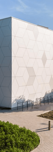 Project made with Trespa System. Image courtesy of: Trespa