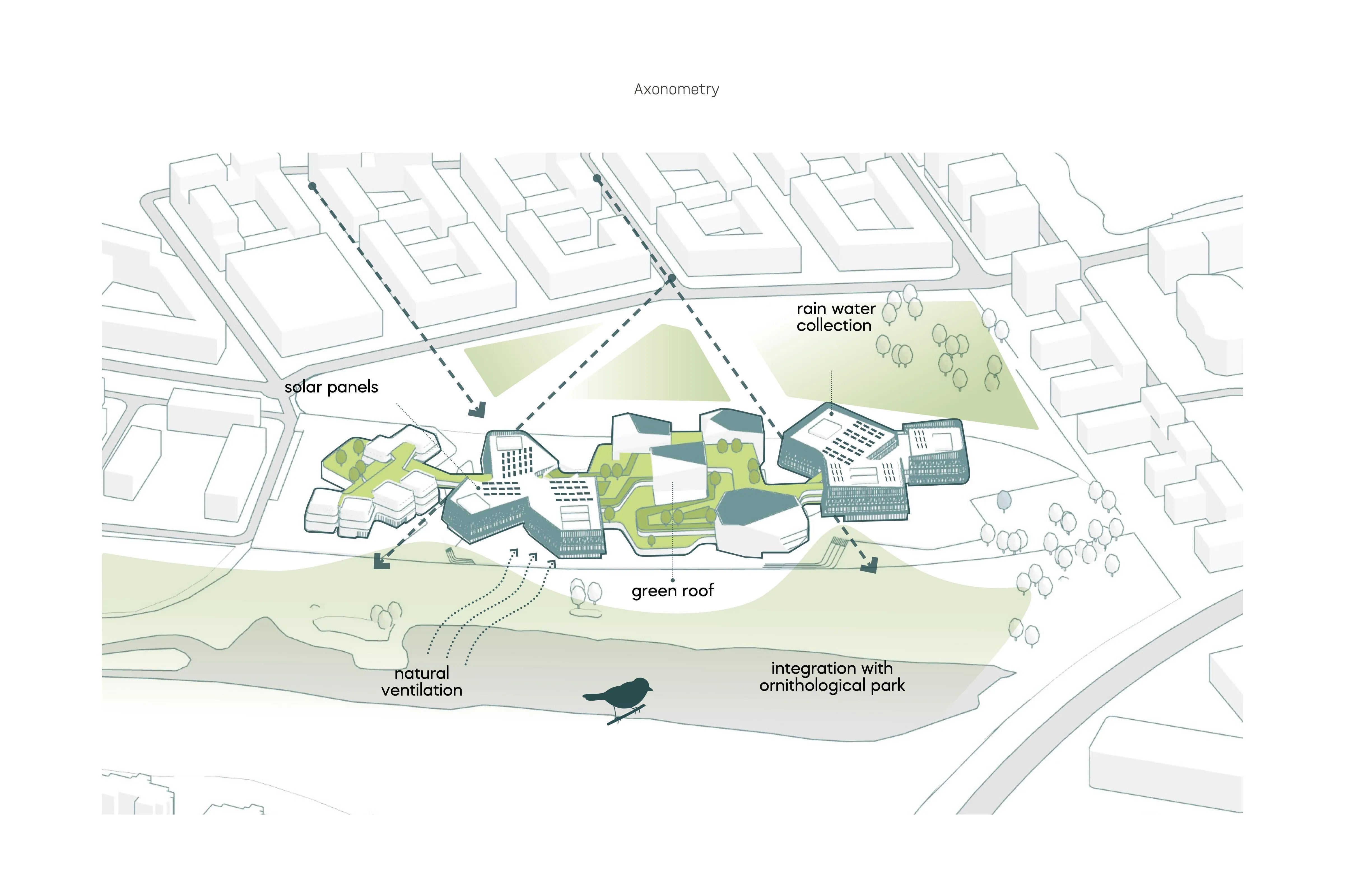 Educational Complex Sirius: A Miniature City for Learning. Image courtesy of: ATRIUM