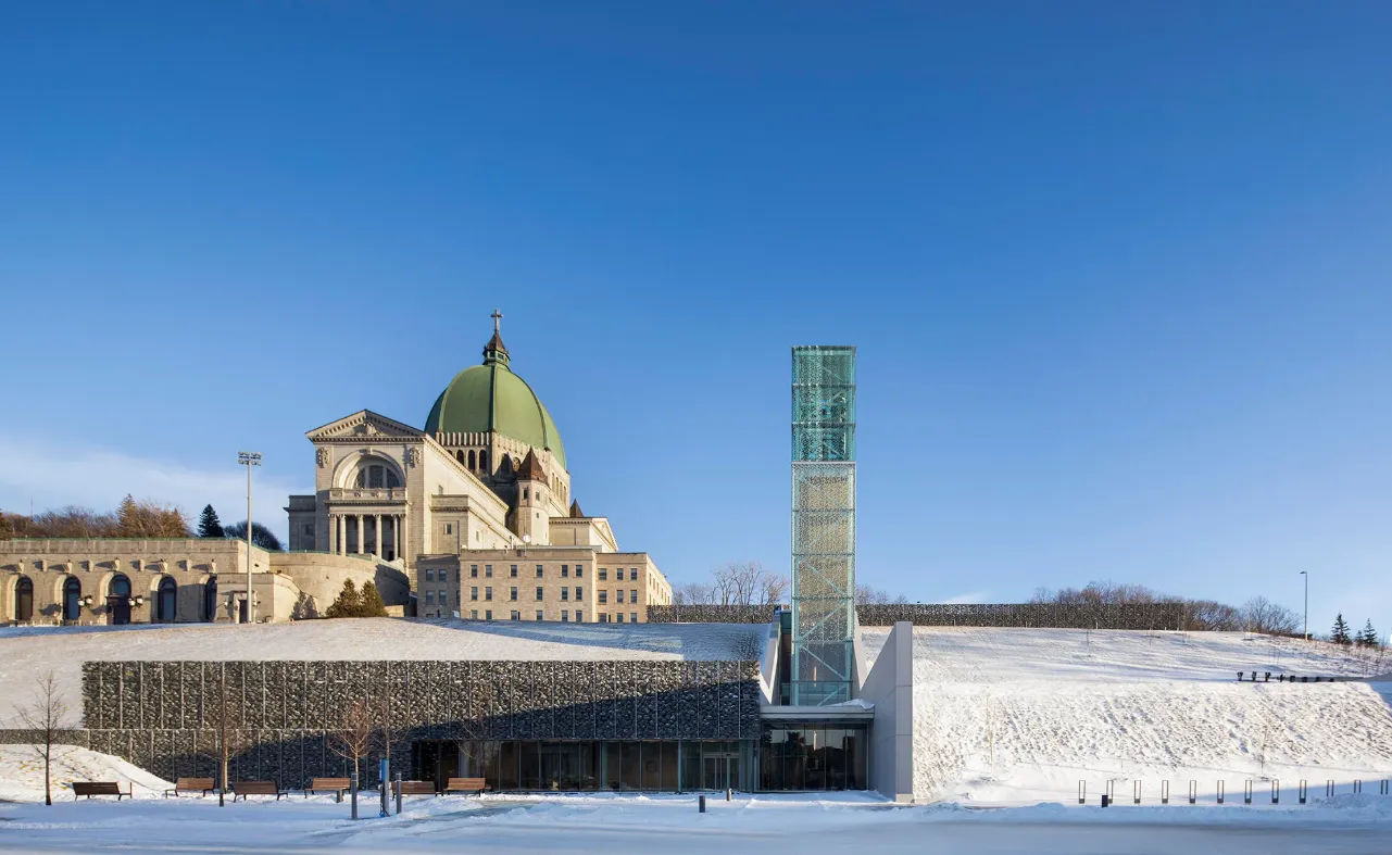 New Pavilion for Saint Joseph’s Oratory. Image courtesy of: Adrien Williams