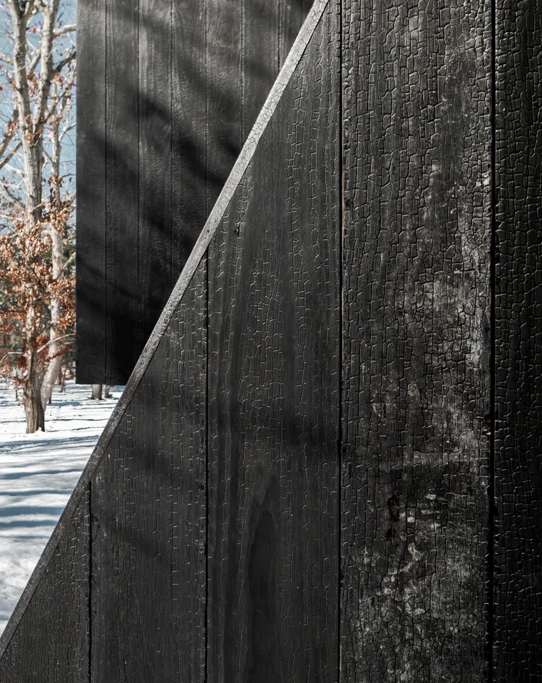 Modern A-Frame Yoga Retreat. Photography by Simon Howell
