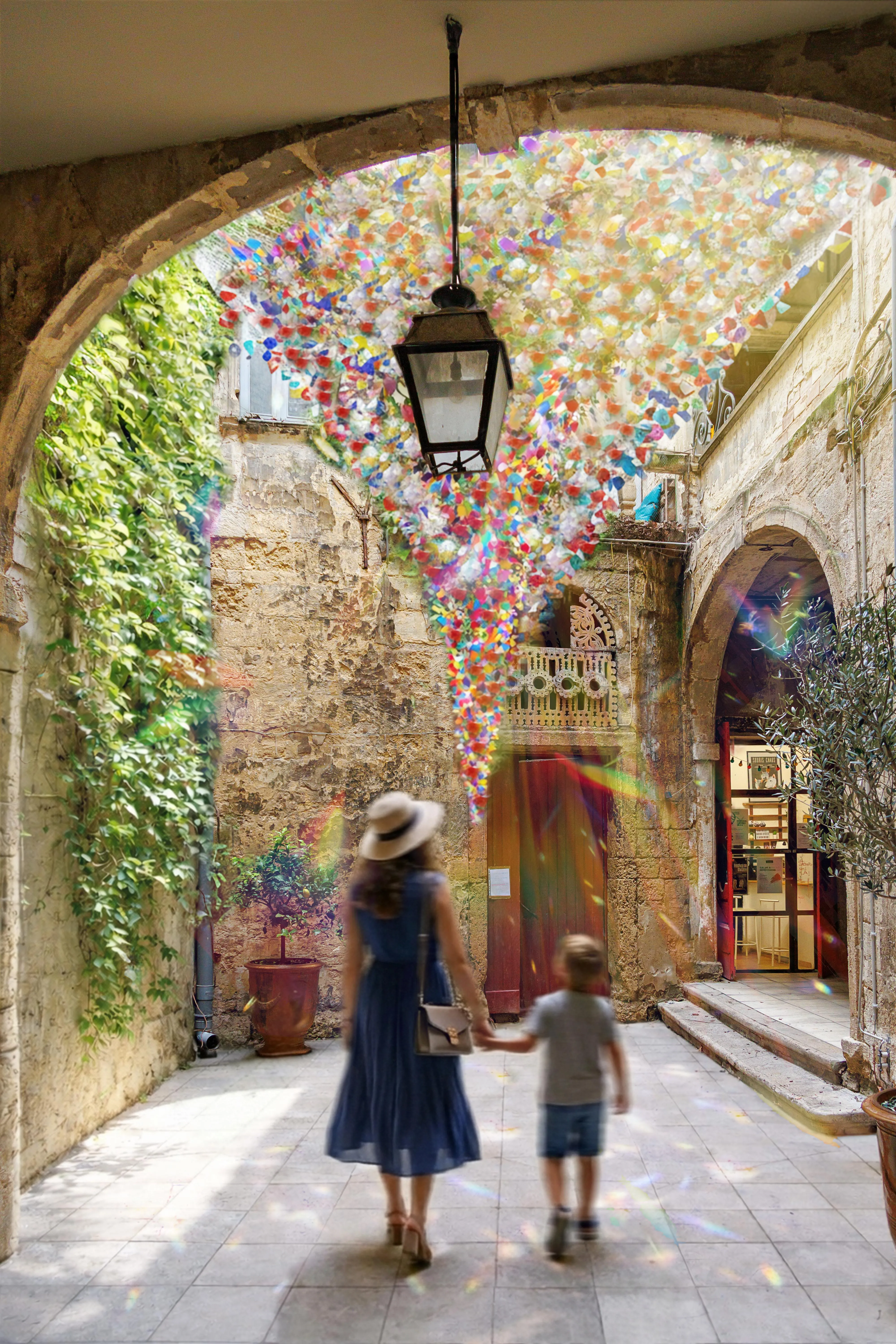 Festival des Architectures Vives. Image courtesy of: Ateliers A+ : Valentin Bancarel, Marie Felipe, 