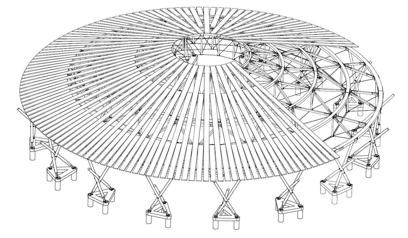 Muscowpetung Powwow Arbour. Construction Details