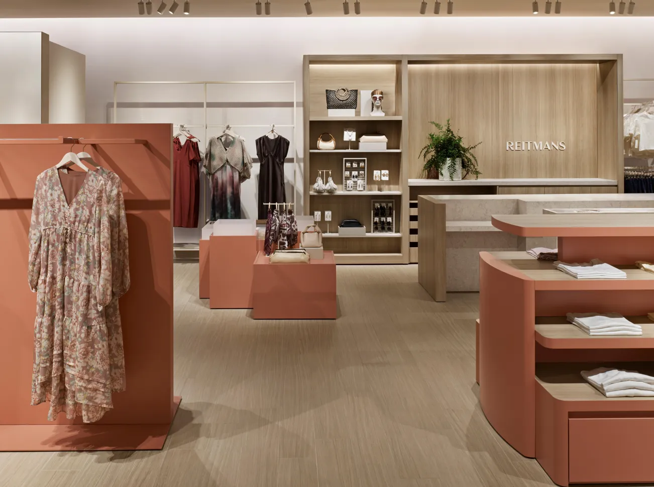 Reitmans’ Bold New Concept Store. Image courtesy of: A-Frame Photography, Ben Rahn