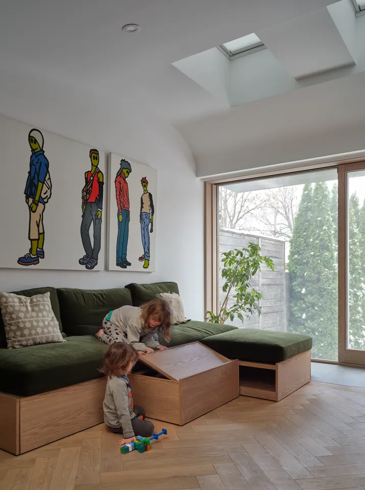 Situated in the heart of Toronto, the Portugal Village House is a refined reimagining of a classic 1