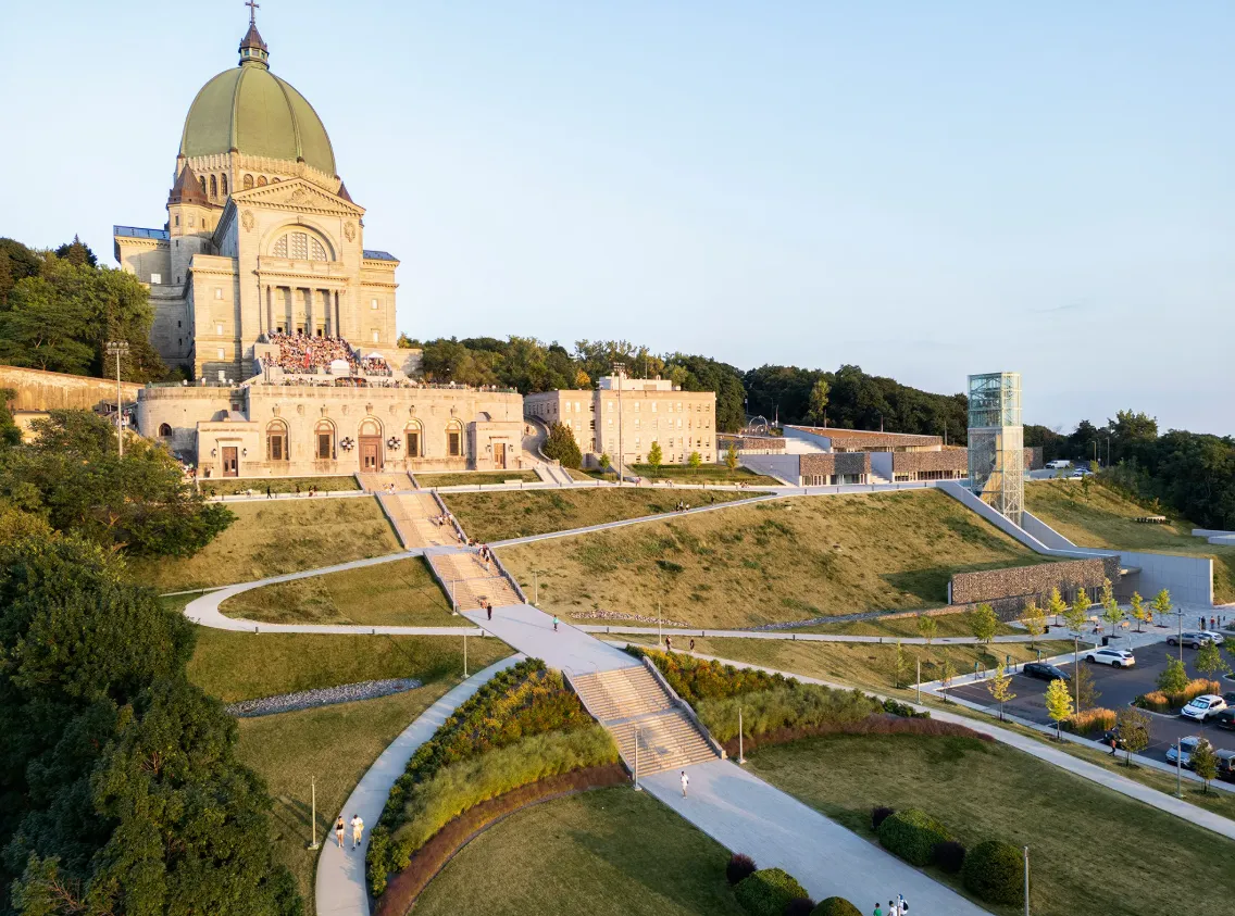 New Pavilion for Saint Joseph’s Oratory. Image courtesy of: Adrien Williams
