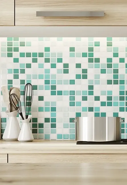 Tile  Backsplash. Image courtesy of: Kitchen Cabinet Kings