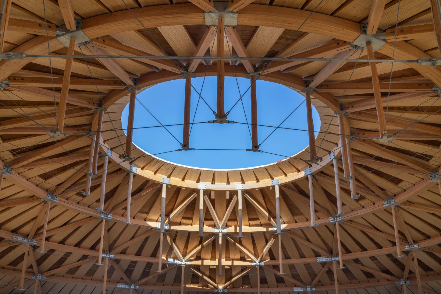 Muscowpetung Powwow Arbour. Photography by Lindsay Reid