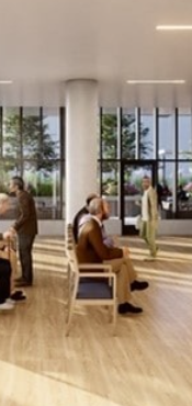 Render of the future Rekai Centre. Image courtesy of: The Rekai Centre