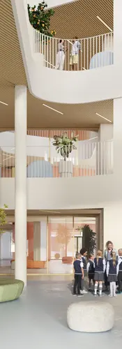 Educational Complex Sirius: A Miniature City for Learning. Image courtesy of: ATRIUM