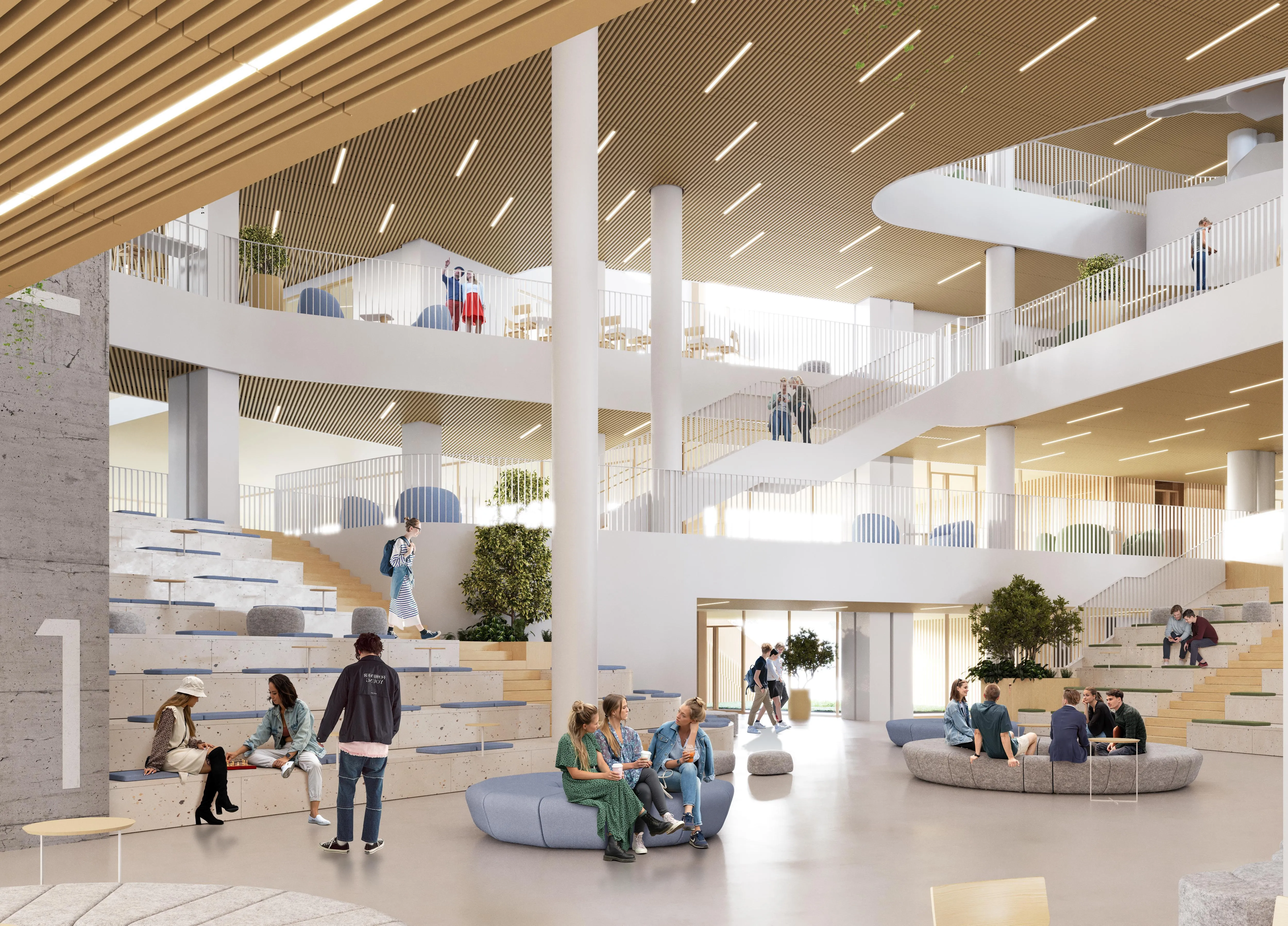 Educational Complex Sirius: A Miniature City for Learning. Image courtesy of: ATRIUM
