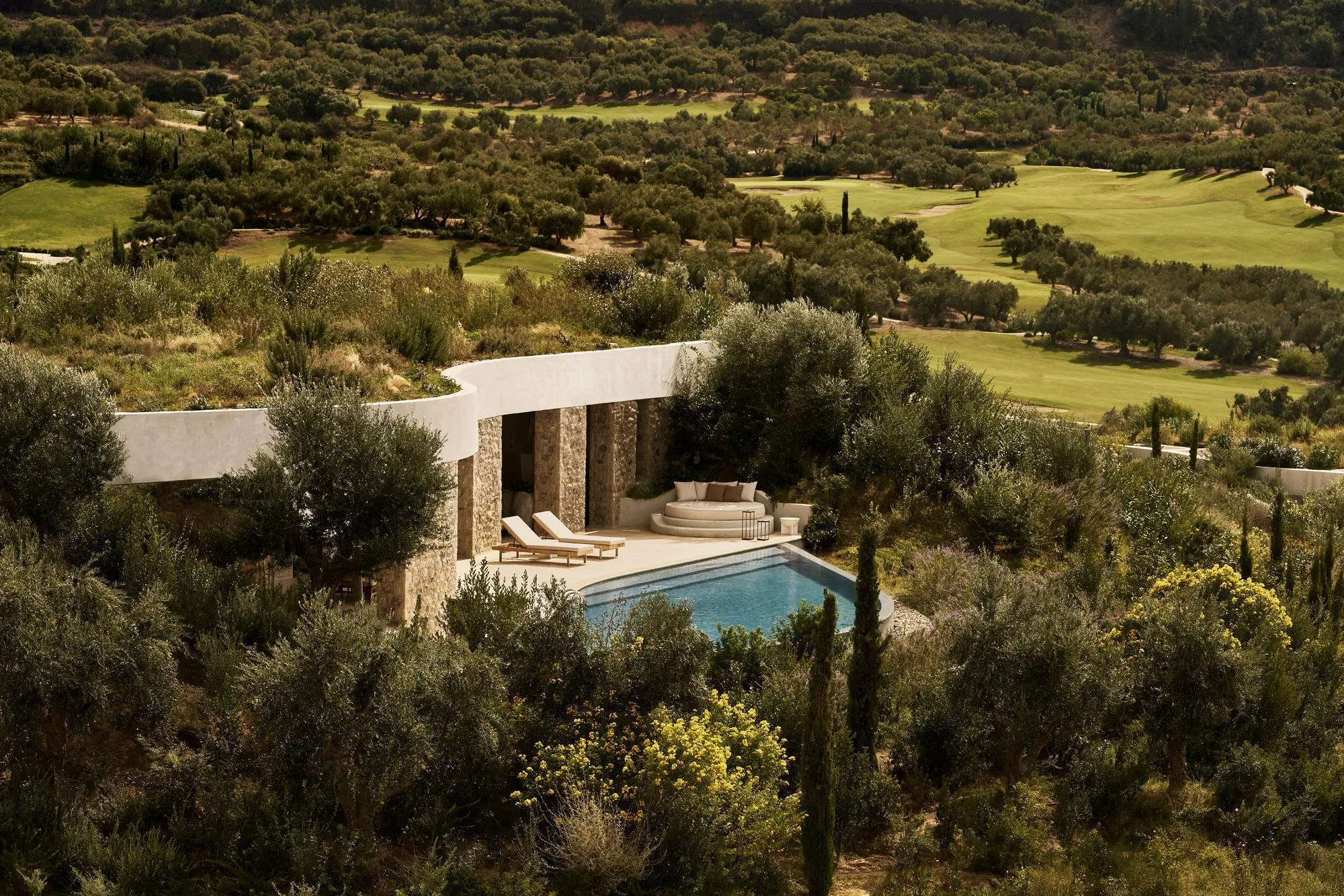 Mandarin Oriental, Costa Navarino. Image courtesy of: BREBA Claus Brechenmacher & Reiner Baumann
