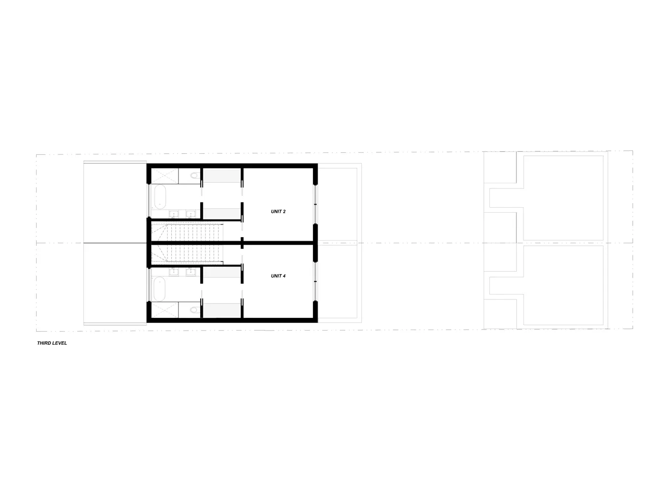 Montrose Sixplex. Image courtesy of: Gabriel Fain Architects