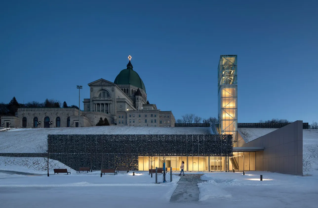 New Pavilion for Saint Joseph’s Oratory. Image courtesy of: Adrien Williams