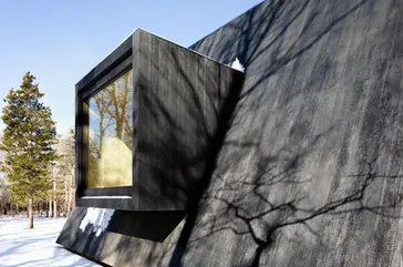 Modern A-Frame Yoga Retreat. Photography by Simon Howell