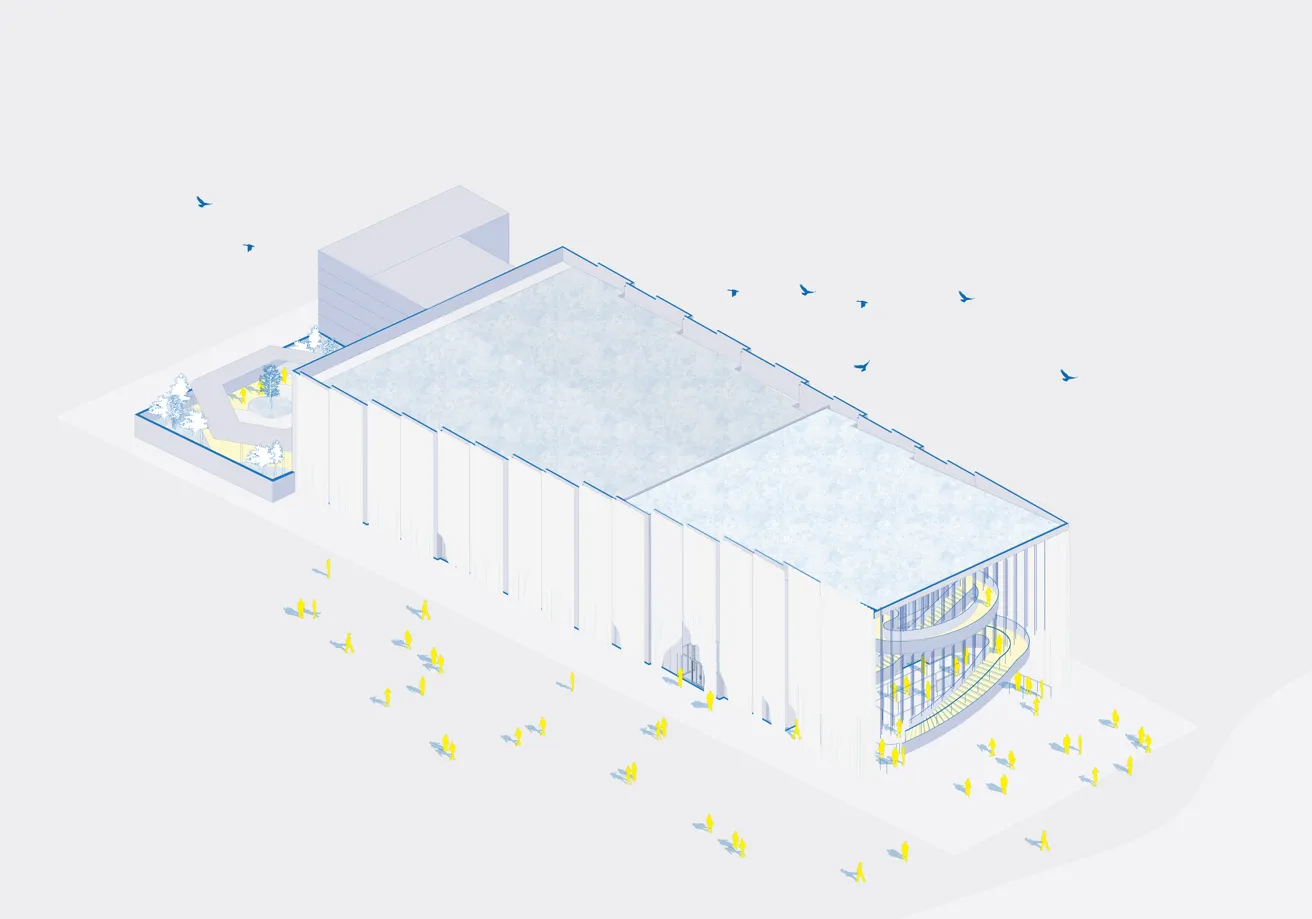 Drawing/Model courtesy of: Coldefy & CRA