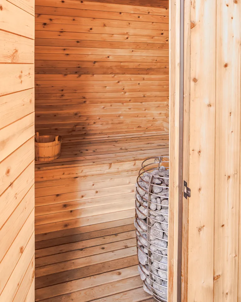 Modern A-Frame Yoga Retreat. Photography by Simon Howell