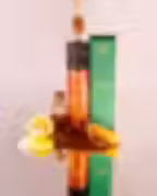 Bottles of Totika natural skincare and Manuka honey products.