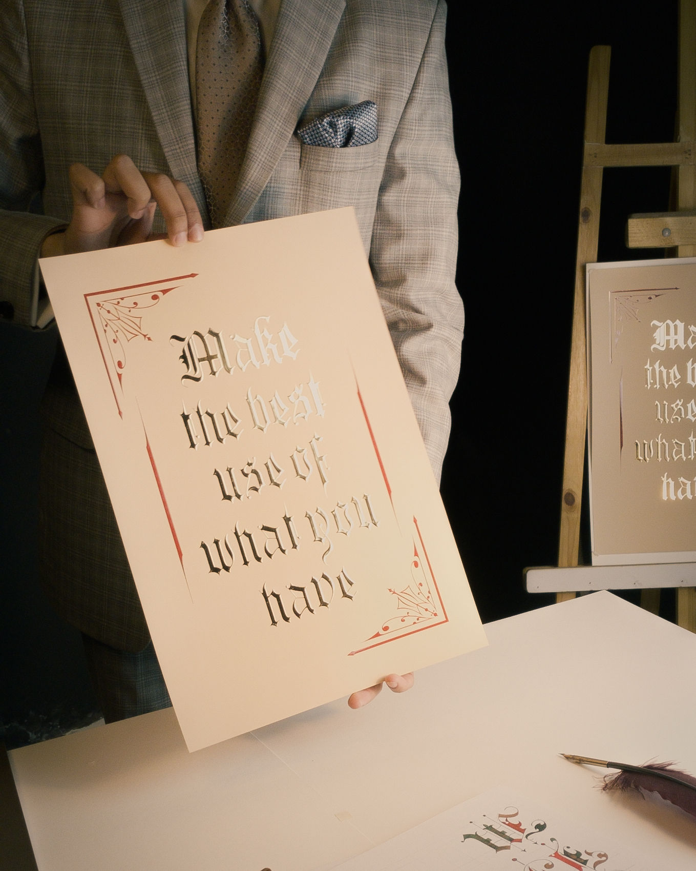 A3 Artwork Print "Make the best use of what you have" (Light Edition)