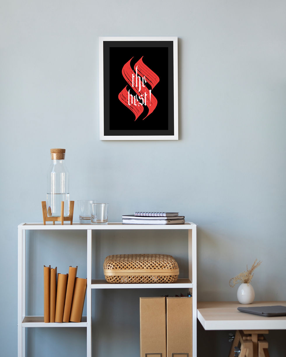Thumbnail: Artwork Print "the best!" 3 sizes