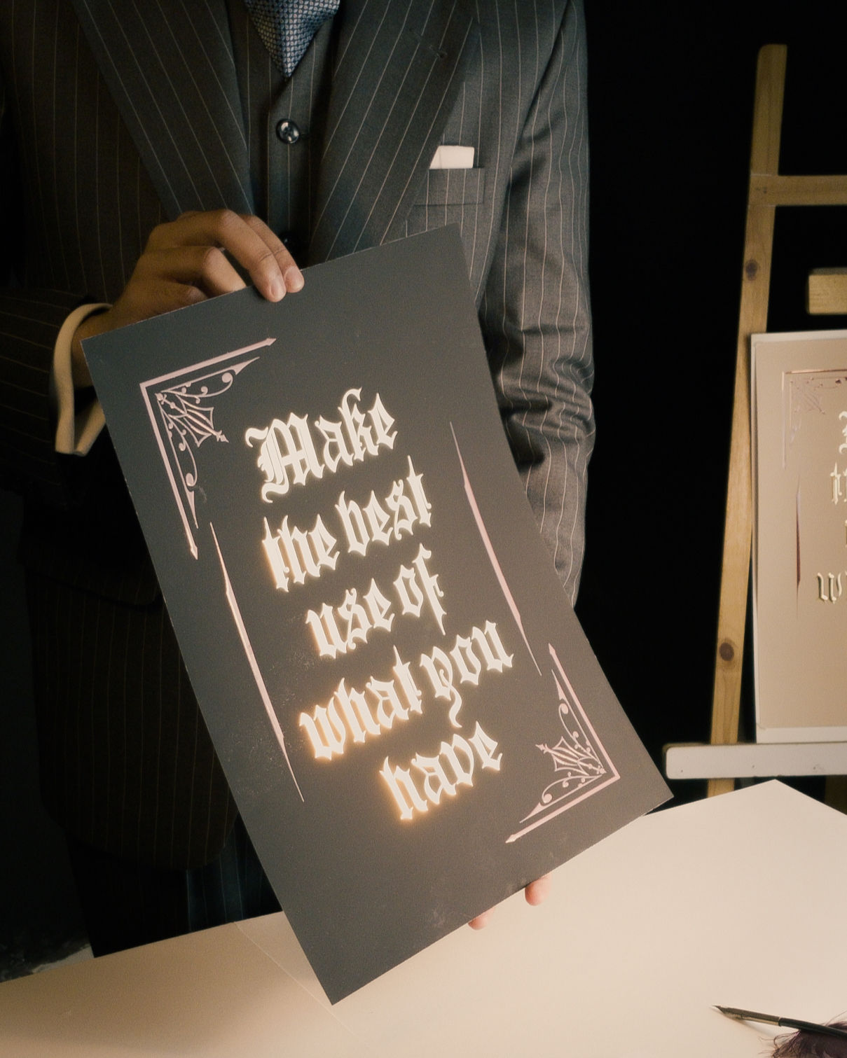 Artwork Print "Make the best use of what you have" (Dark Edition) 3 sizes