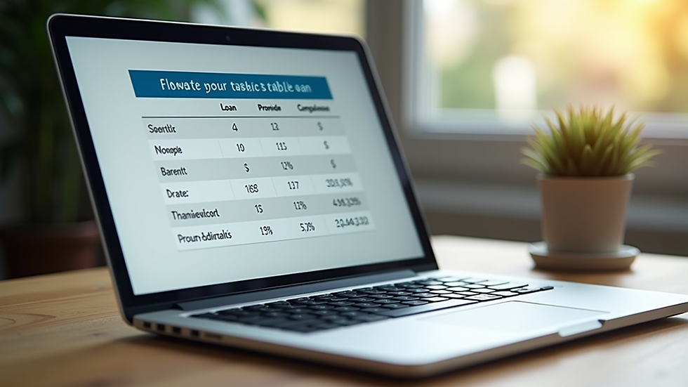 Mastering Debt Consolidation Loan Comparison Methods