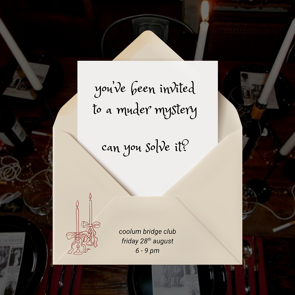 GAME NIGHT: Murder Mystery (Cluedo IRL)