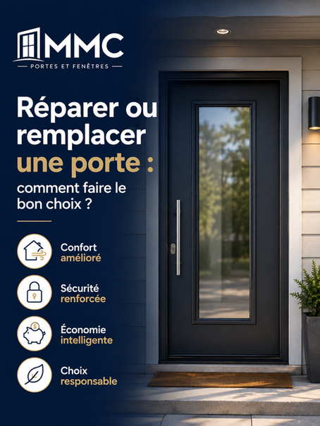 Réparer ou remplacer une porte d'entrée