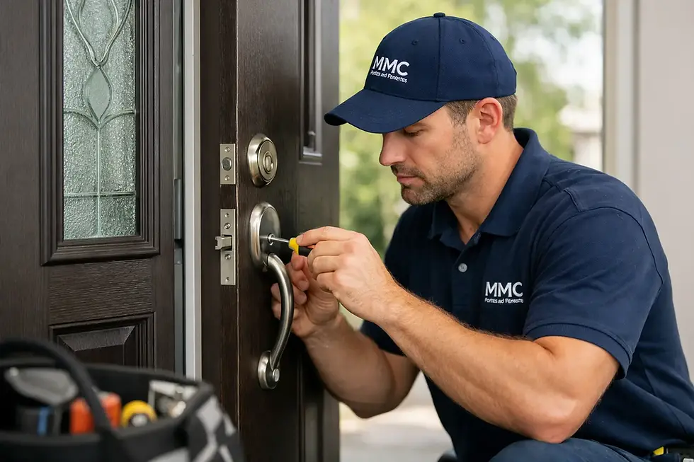 Réparation de porte d'entrée par un spécialiste MMC