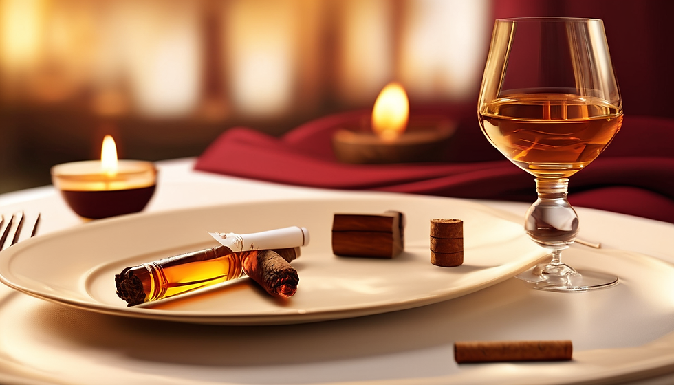 Gourmet Cigar and Whisky Dinner