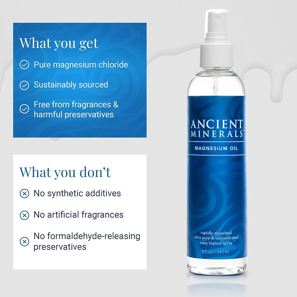 Thumbnail: Ancient Minerals Magnesium Oil Spray Bottle of Pure Genuine Zechstein Magnesium