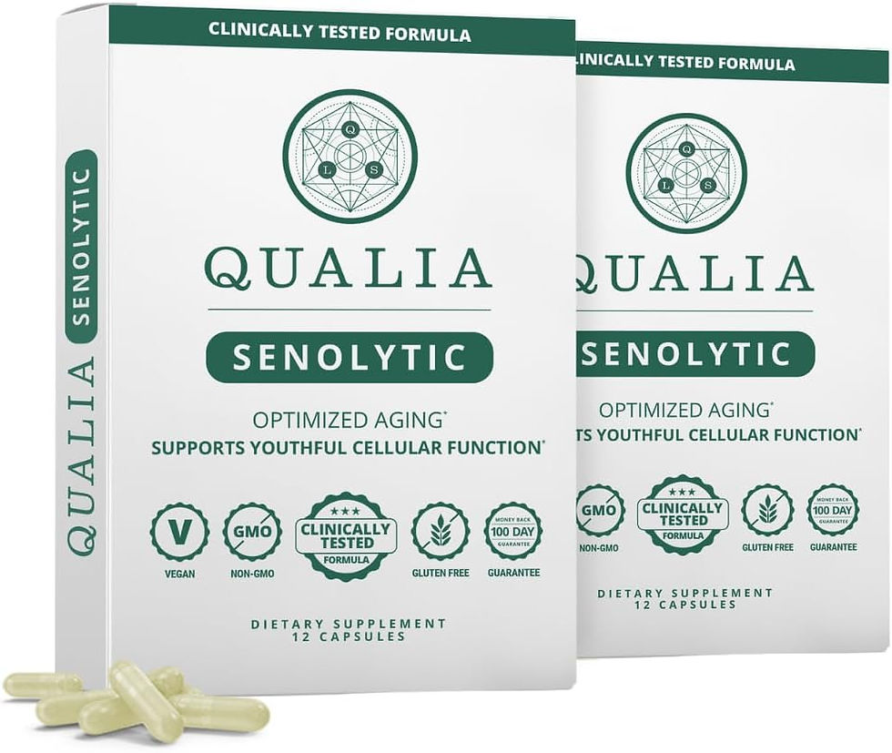 Thumbnail: NEUROHACKER COLLECTIVE Qualia Senolytic Supplement, Fisetin,Quercetin,Piperlong