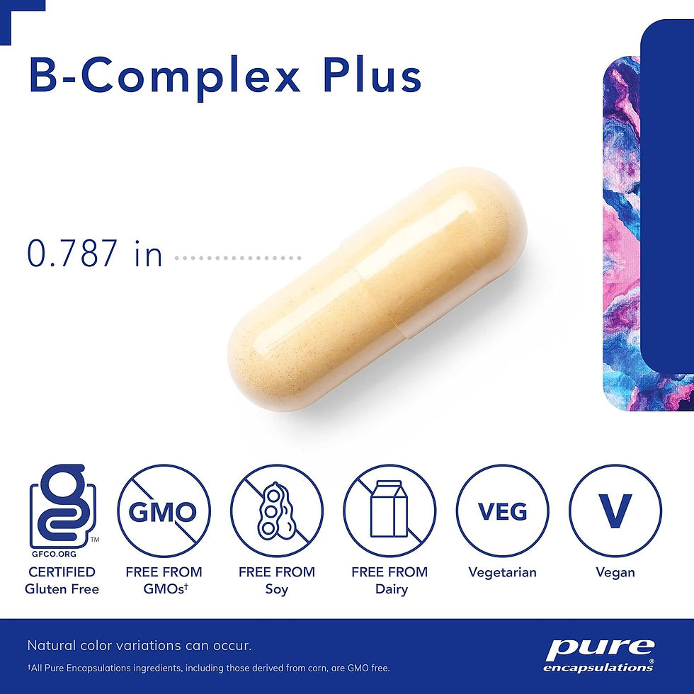 Thumbnail: Pure Encapsulations B-Complex Plus - B Vitamins Supplement to Support Neurologi
