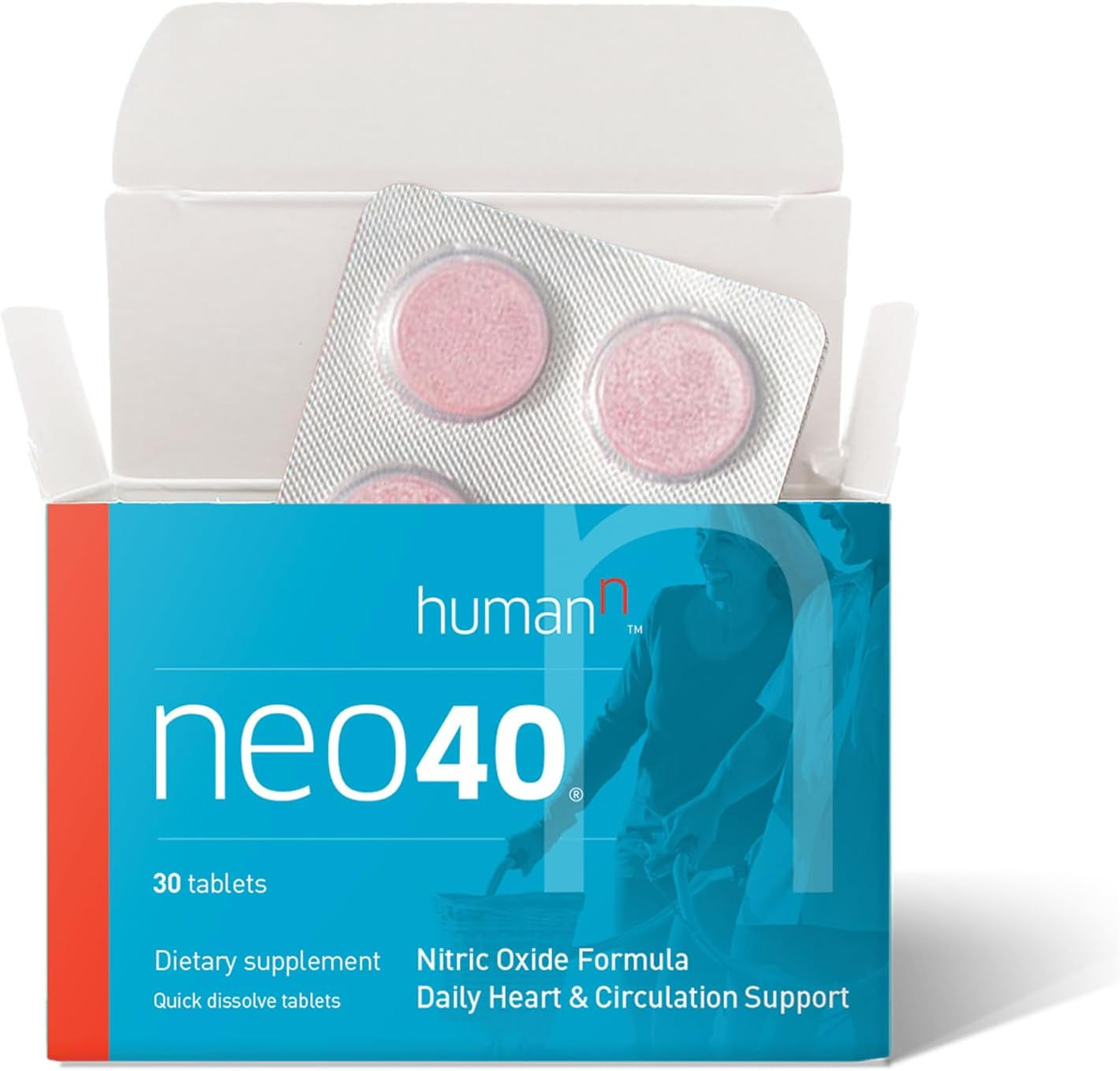 HumanN Neo40 Daily Heart & Blood Circulation Supplements to Boost Nitric Oxide