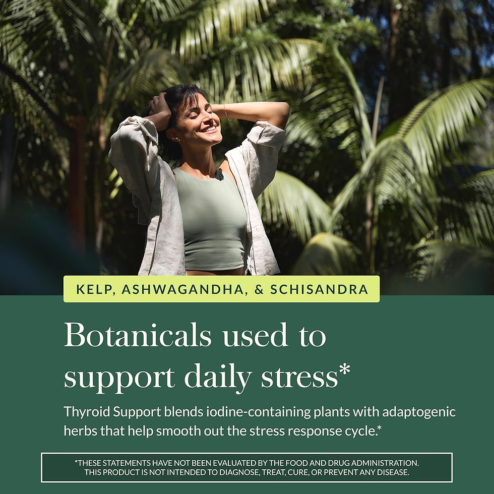 Thumbnail: Gaia Herbs Thyroid Support - Made with Ashwagandha, Kelp, Brown Seaweed, and Sc