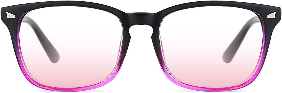 Thumbnail: TIJN Sleep Glasses for 99.9% Blue Green Light Blocking Dual AR Coatings Red Len