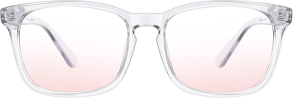 Thumbnail: TIJN Sleep Glasses for 99.9% Blue Green Light Blocking Dual AR Coatings Red Len