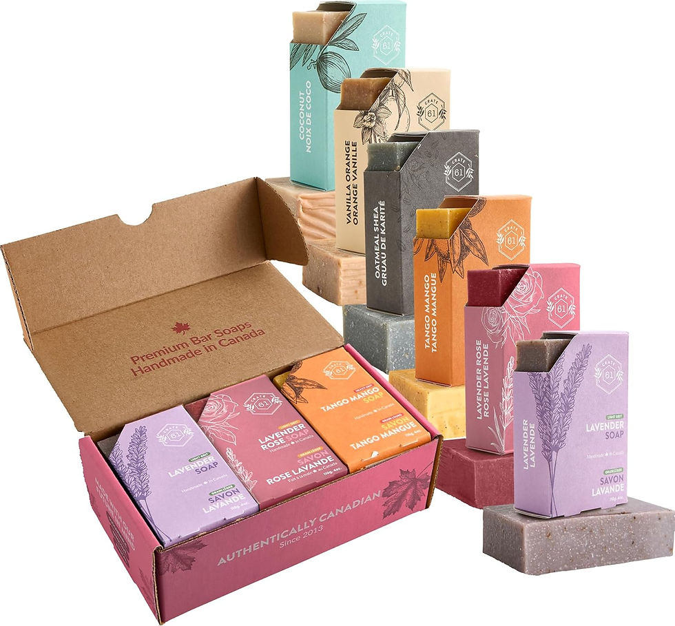 Thumbnail: Handmade in Canada, Plant Based Cold Process Natural Bar Soap, With Premium Ess