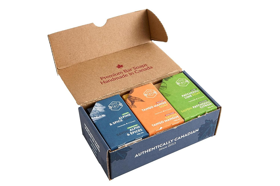 Thumbnail: Handmade in Canada, Plant Based Cold Process Natural Bar Soap, With Premium Ess