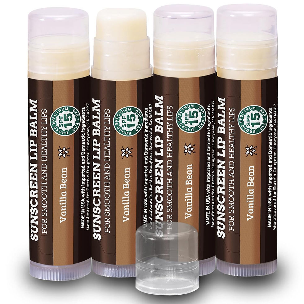 Thumbnail: Earth's Daughter USDA Organic Lip Balm 6-Pack - Fruit Flavors, Beeswax, Coconut