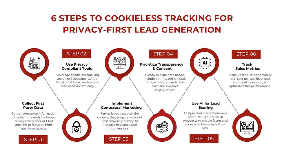 6 Steps to Cookieless Tracking for Privacy-First Lead Generation