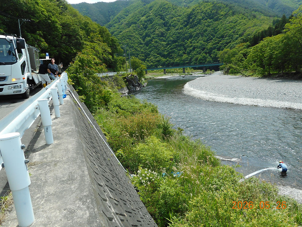 落合　100㎏　刈屋川との合流点付近